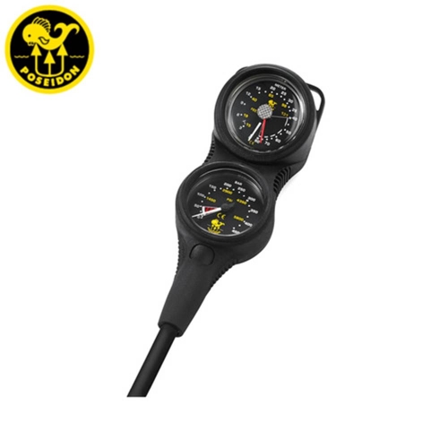 포세이돈 싸이러스2 게이지 블랙 CIRRUS2 GAUGI BLACK 다이빙게이지 스쿠버장비