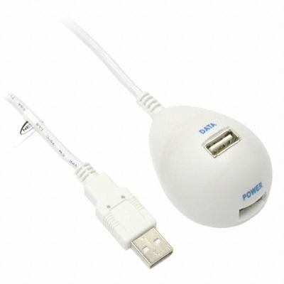 강원전자 NETmate USB 2.0 (A-A) (M/F) 스탠드 연장 케이블(화이트) (NMC-US250W, 5m)_이미지