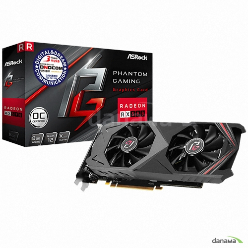 ASRock Phantom Gaming X �󵥿� RX 590 OC D5 8GB ��ص���