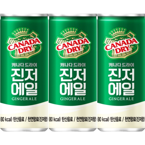 코카콜라음료 캐나다드라이 진저에일 250ml (24개)