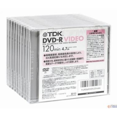 TDK DVD-R 4.7GB 8x 쥬얼 10장_이미지