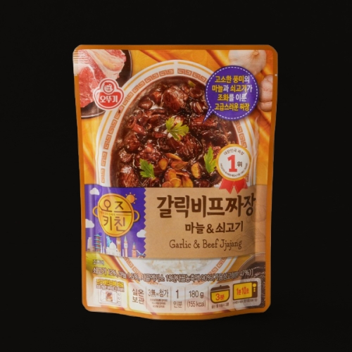 오뚜기 오즈키친 갈릭비프짜장 180g (3개)_이미지