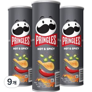 켈로그 프링글스 매운맛 110g 9개
