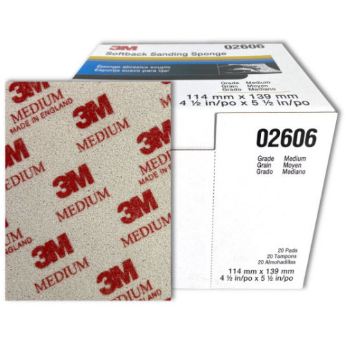 3M 소프트백 샌딩스펀지 파인 02606 (1개)_이미지