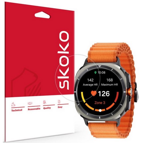 스코코 갤럭시워치 울트라 47mm 초고화질 트루컬러 AR 액정보호필름 2매