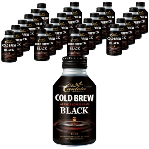 롯데칠성음료 칸타타 콜드브루 블랙 275ml (24개)