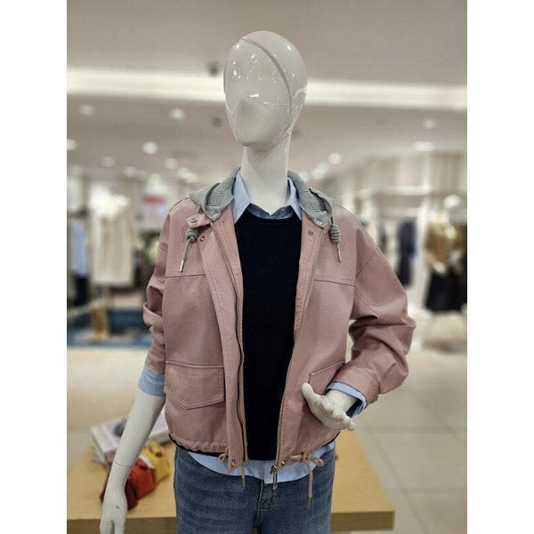 포커스 후드니트 레더자켓 FS6A3JK30576_이미지