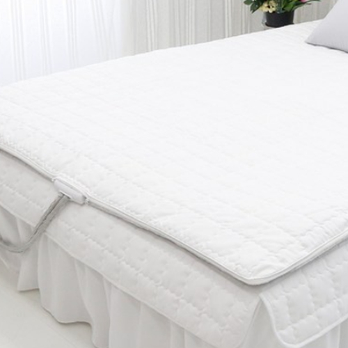 홈홈베딩 화이트 온수매트 커버 (슈퍼싱글, 110x200cm)_이미지