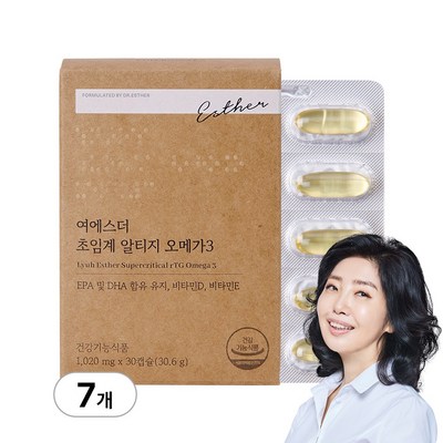 여에스더 초임계 알티지 오메가3 30정 (7개)_이미지