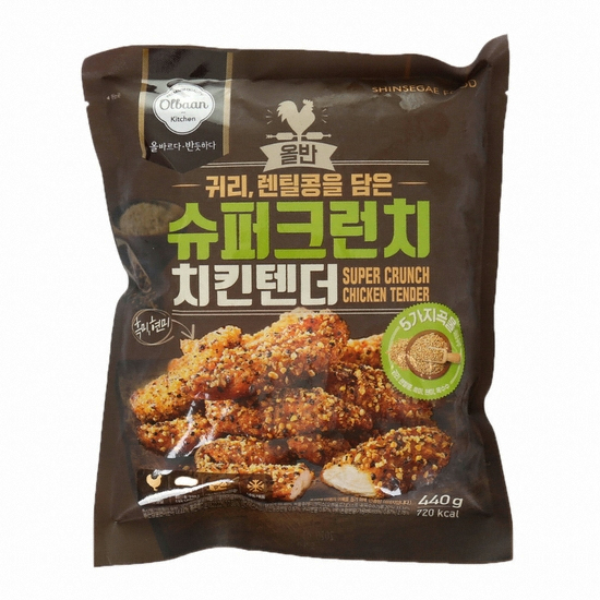 신세계푸드 올반키친 슈퍼크런치 치킨텐더 440g (4개)