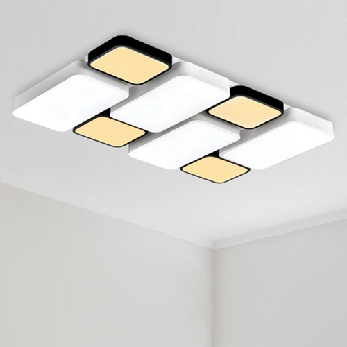 소노조명 LED 박스터 8등 거실등 200W