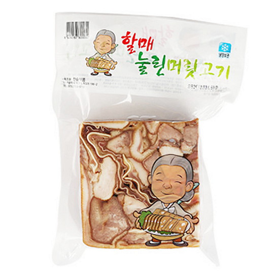 한솔식품 할매 눌린머릿고기 1kg (1개)