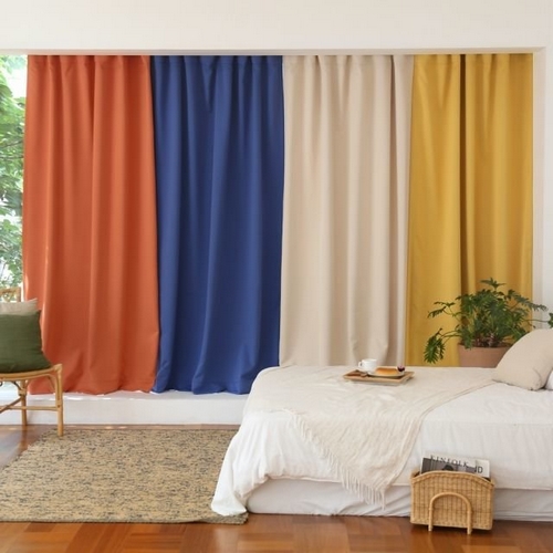 포홈 브리제 반암막 커튼