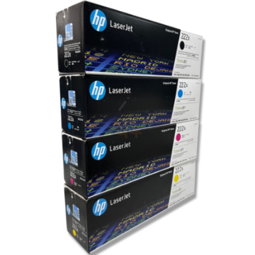 HP 정품 222X/222A (W2220X, W2221A, W2222A, W2223A) 4색 세트_이미지