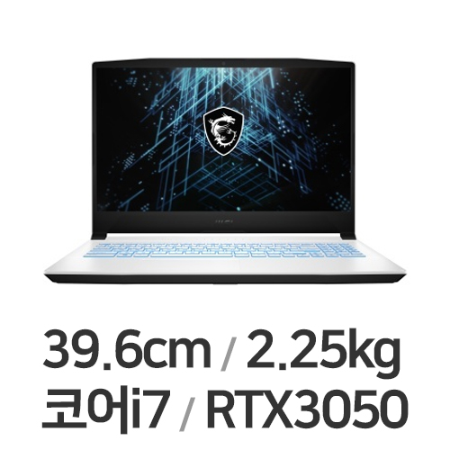 MSI GF시리즈 Sword GF66 A11UC 화이트 WIN10 16GB램 (SSD 512GB)