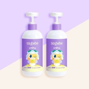 오쎄 소이베베 신비아파트 베이비 아토 샴푸 앤 바스 470ml (2개)
