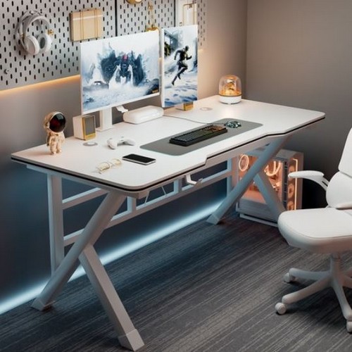 트리플썬 카본 패턴 k자형 컴퓨터 게이밍 책상 (1200x600)_이미지