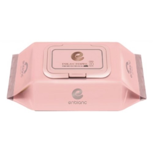 앙블랑 세이프 인디핑크 물티슈 캡형 72매 (100팩)_이미지
