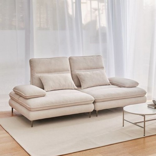 휴도  여유의 동백 조야 스윙 패브릭 소파 3인용 (스툴포함)