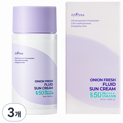 이즈앤트리 어니언 프레쉬 플루이드 선 크림 50ml (3개)_이미지