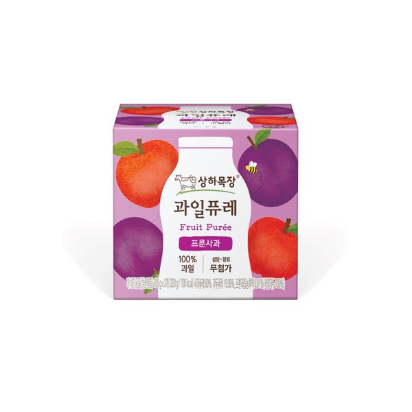  상하목장 과일퓨레 프룬사과 200g [2개]