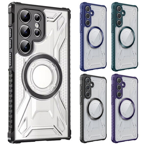 수나르  갤럭시S25 FE 맥세이프 투명 풀커버 범퍼 케이스