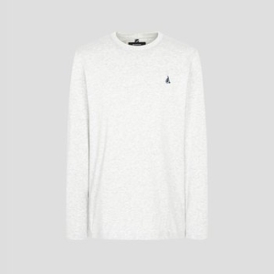 빈폴 Essential 남녀공용 수피마코튼 라운드넥 티셔츠 그레이 BC5741E023_이미지