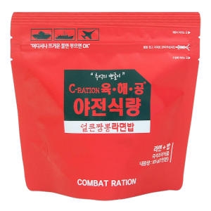 참미푸드 육해공 야전식량 얼큰짬뽕라면밥 105g (1개)_이미지