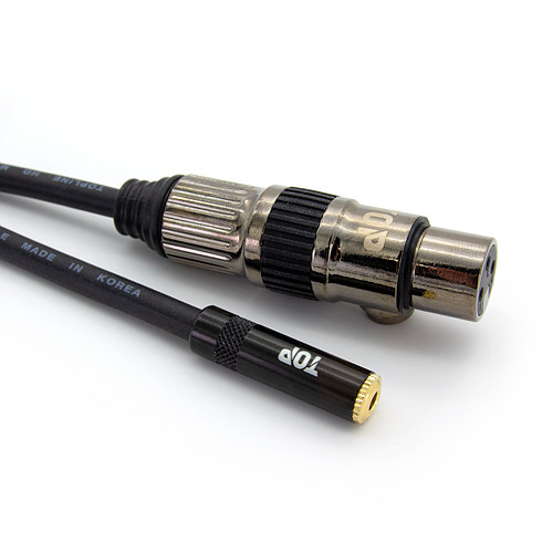 탑라인에이치디 HDTOP 3.5mm 스테레오 to XLR FF 케이블 (10m, HT-TP467)