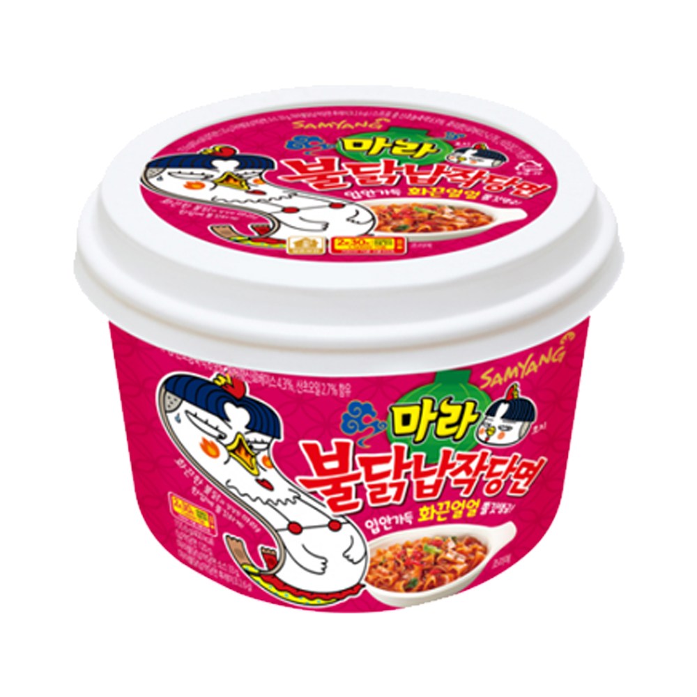 삼양식품 마라 불닭 납작당면 155.6g (1개)_이미지