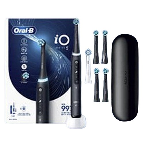 브라운 오랄비 iO5 (매트블랙+리필모4개)_이미지