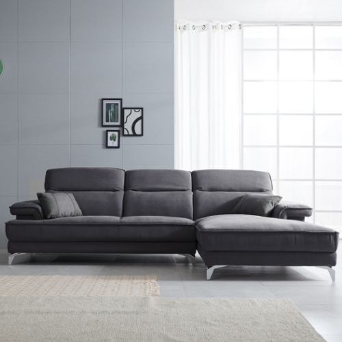 까미엘 몰리 카우치 아쿠아텍스 스웨이드 패브릭 소파 4인용_이미지