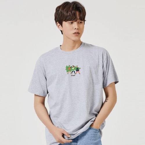 키밍 트리 성탄절 크리스마스 그래픽 캐쥬얼 반팔티 W7E27A8