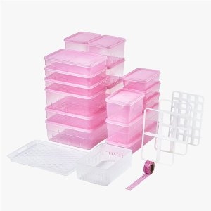 땡스소윤 냉동실 전용 밀폐용기 클래식 22종 세트_이미지