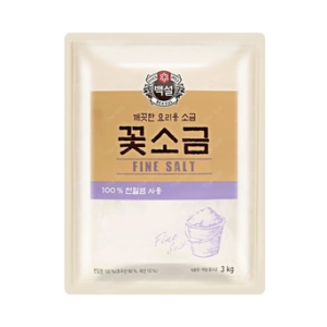 백설 꽃소금 3kg (2개)_이미지