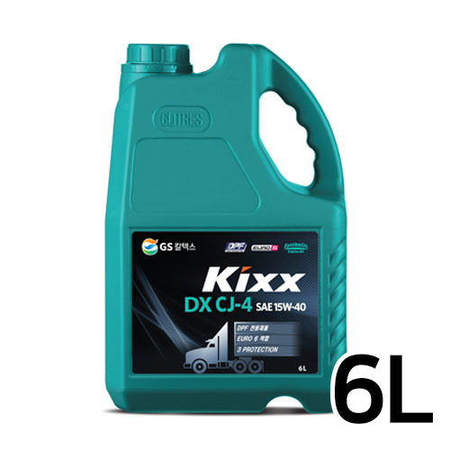 GS칼텍스 킥스 DX CJ-4 15W40 6L (1개)_이미지
