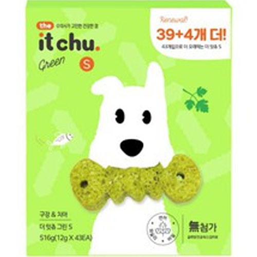 핏펫 더 잇츄 그린 S 516g (12g x 43p)이미지입니다. 누르면 해당 게시물로 새창이동합니다.