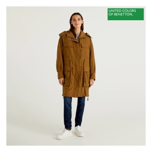 베네통 Hooded bomber jacket 1F_2JUY536Q5_11Q
