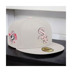 MLB 60355740 남성용 New Era 5950 어머니날 온파일 시카고 화이트삭