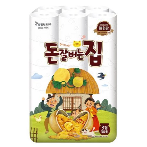 돈잘버는집 30m (30롤) (3팩)_이미지
