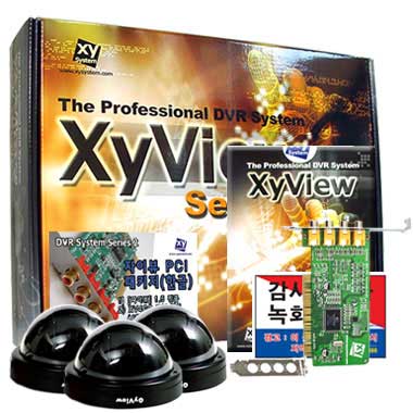 자이로컴 DVR 자이뷰PCI 소니돔41 패키지3