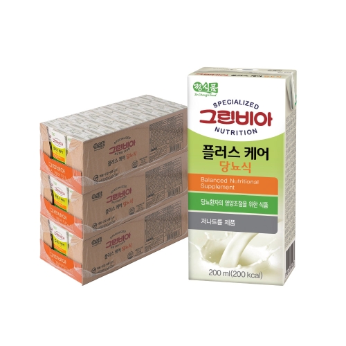 정식품 그린비아 플러스케어 당뇨식 200ml (72개)_이미지