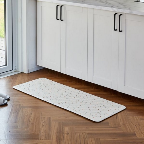 모던하우스 체크테라조 양면 주방매트 (120x44cm)_이미지