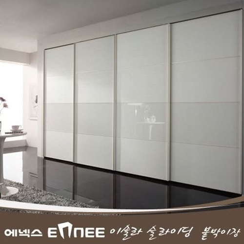 에넥스 이솔라 슬라이딩 붙박이장 기본형 (15cm)_이미지