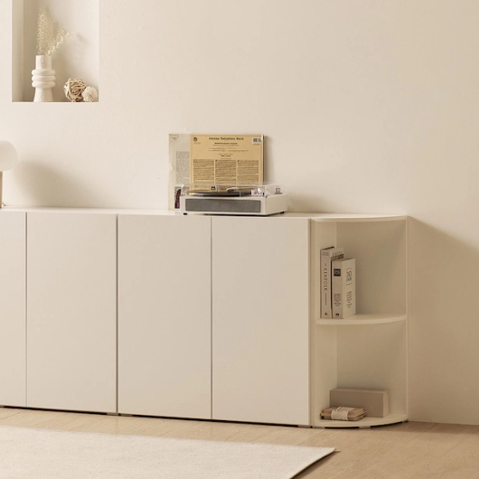 아씨방가구 샌프란 2단 틈새 코너장 300_이미지