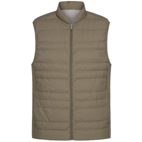 에디션 구스다운 배색 집업 베스트 NEA4VP1901