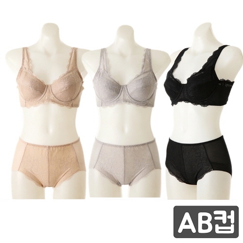 비너스 VGBH120 이중날개 3단후크 풀컵 보정브라 햄라인팬티 A컵B컵 VPTH120HK 등살보정 빅사이즈브라_이미지