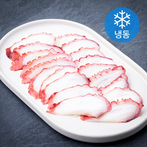 아토무역 냉동 자숙문어 다리 슬라이스 횟감 100g (1개)