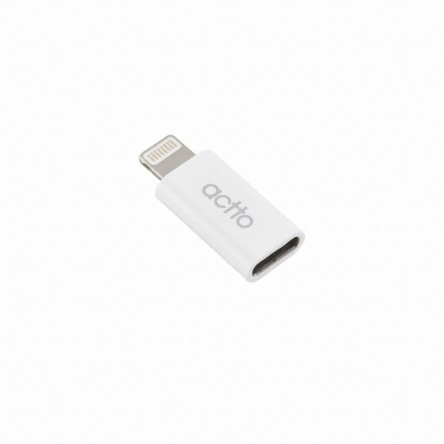 Actto Type C to 라이트닝 8핀 변환 젠더 (USBA-09)_이미지