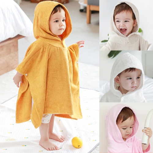 맘스네이처 밤부 유아 아기 판초 목욕가운 비치 샤워 가운_이미지
